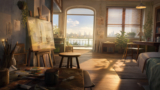 Behind the Frame original game remake reference artwork 3