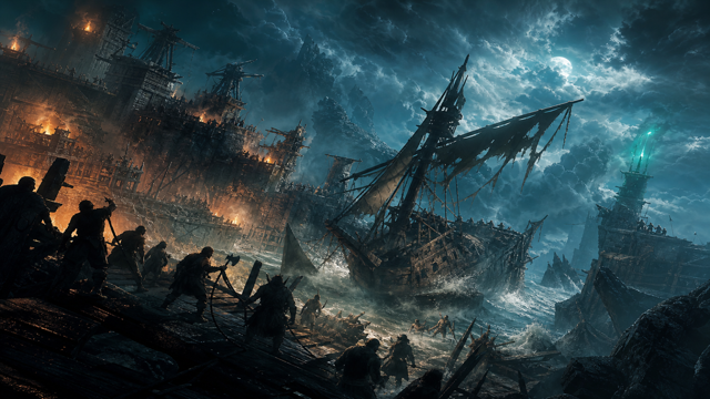 Besiege The Splintered Sea original game remake reference artwork 1