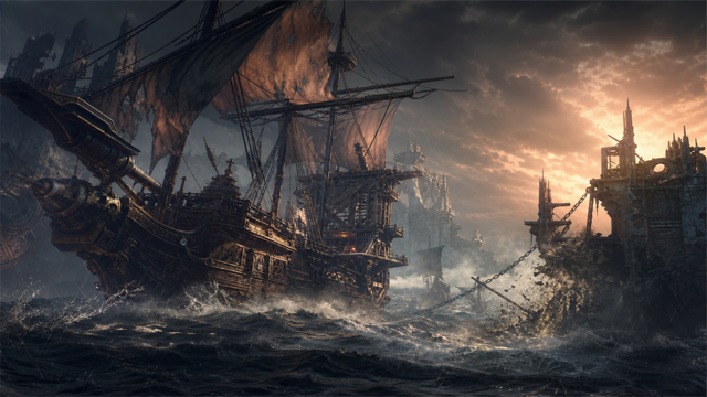 Besiege The Splintered Sea original game remake reference artwork 3