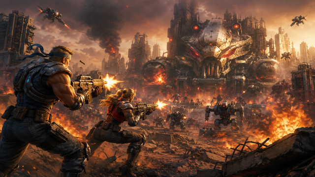 Blazing Chrome Game Customer Remake preview