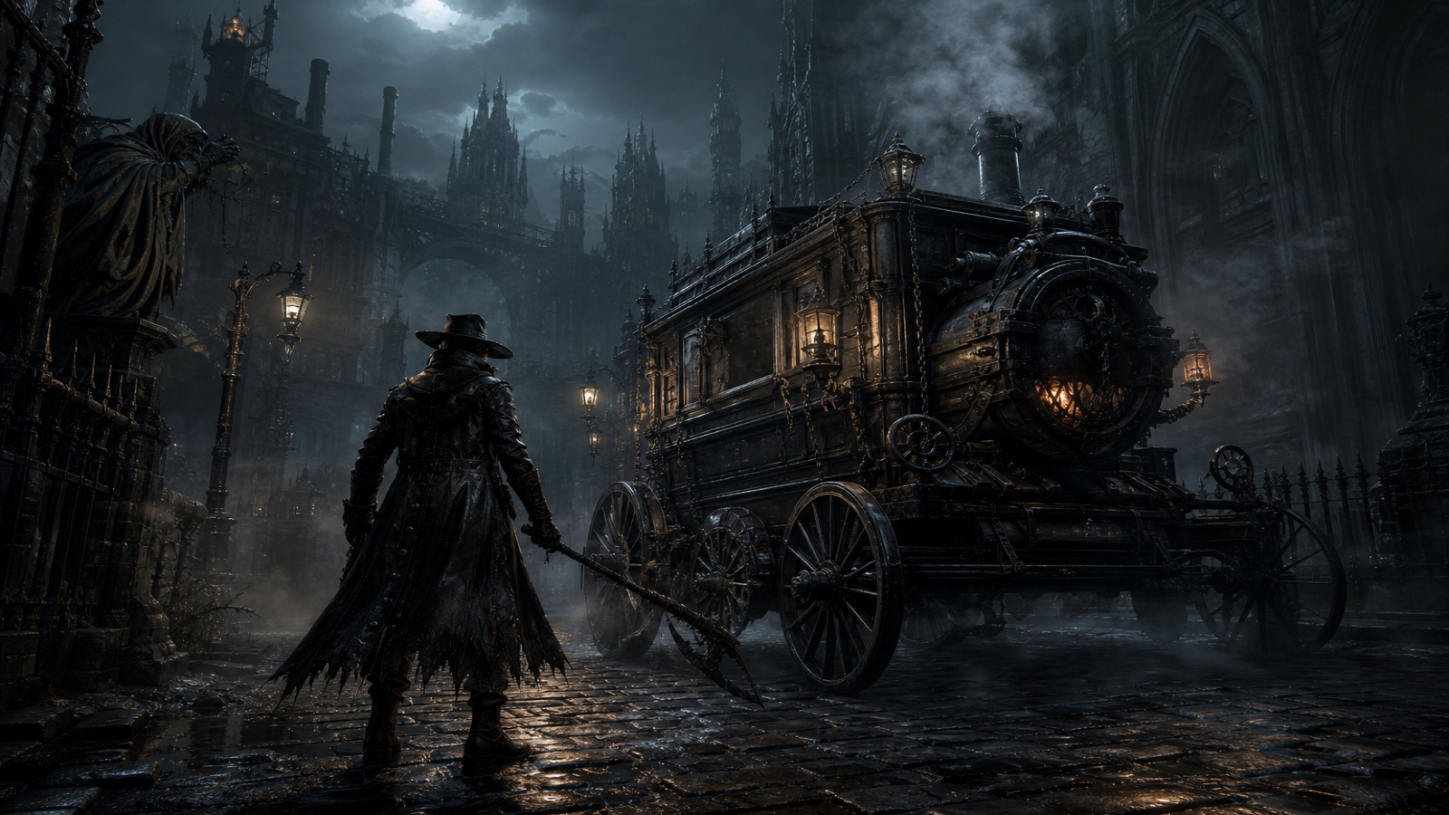 Bloodborne original game remake reference artwork 2