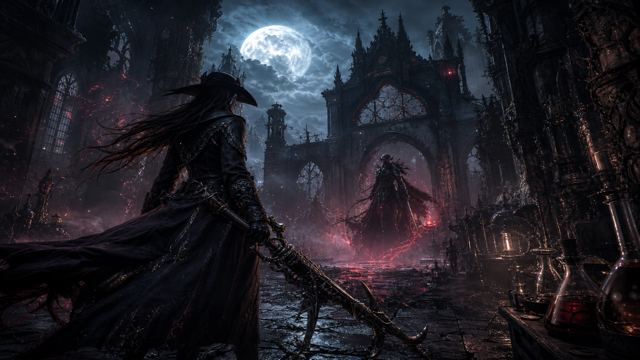 Bloodstained Ritual of the Night original bloodstained ritual of the night custom game reference artwork 1