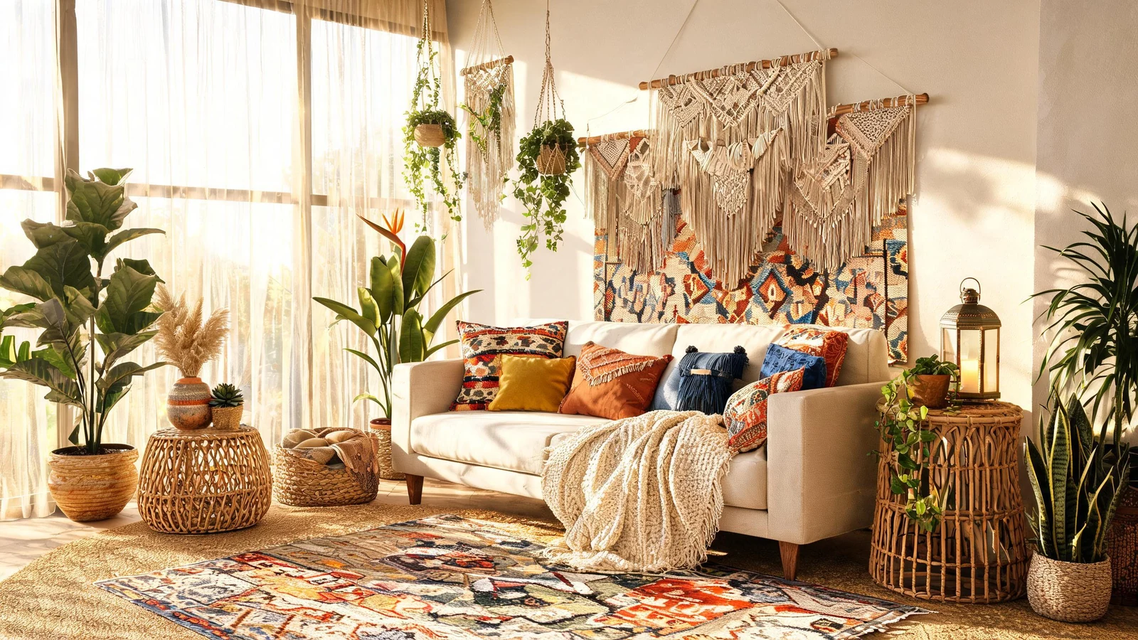 Bohemian Decor Inspiration AI Image Generator
