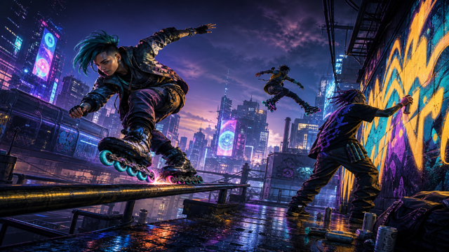 Bomb Rush Cyberfunk Game Customer Remake preview