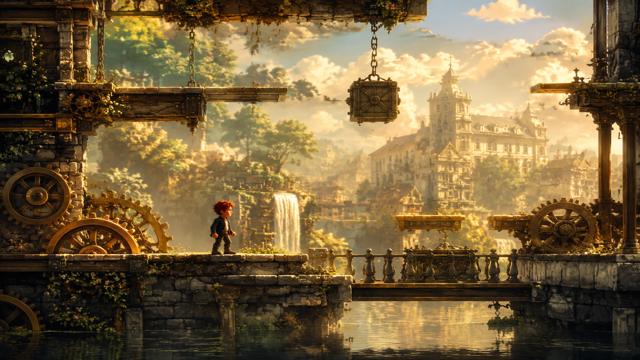 Braid Anniversary Edition original game remake reference artwork 2