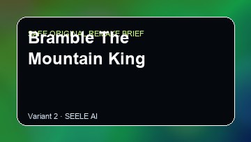 Bramble The Mountain King original game remake reference artwork 2