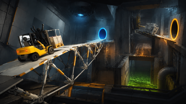 Bridge Constructor Portal original game remake reference artwork 2
