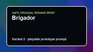 Brigador original game remake reference artwork 2