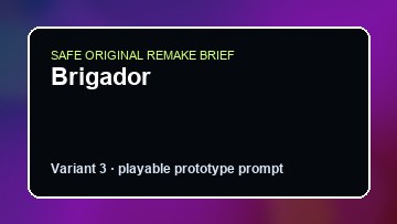 Brigador original game remake reference artwork 3