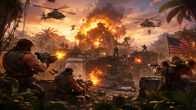 Broforce original game remake reference artwork 1