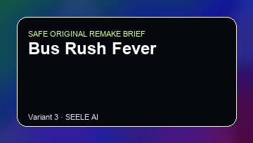 Bus Rush Fever original game remake reference artwork 3