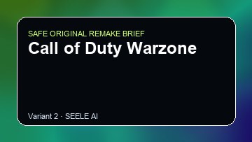 Call of Duty Warzone original game remake reference artwork 2