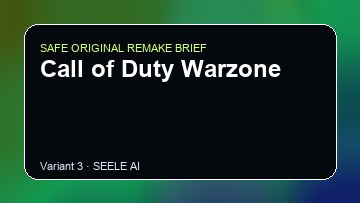 Call of Duty Warzone original game remake reference artwork 3