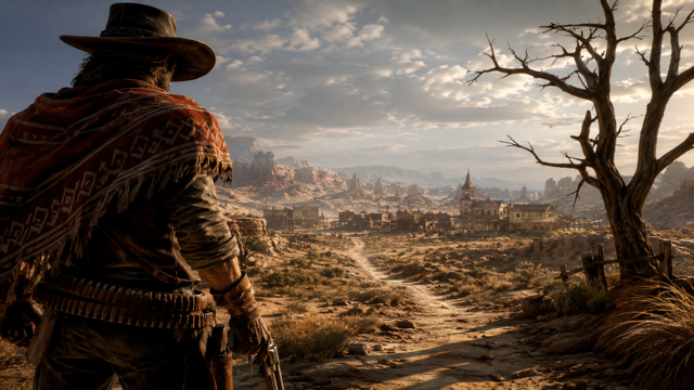 Call of Juarez Gunslinger original game remake reference artwork 3