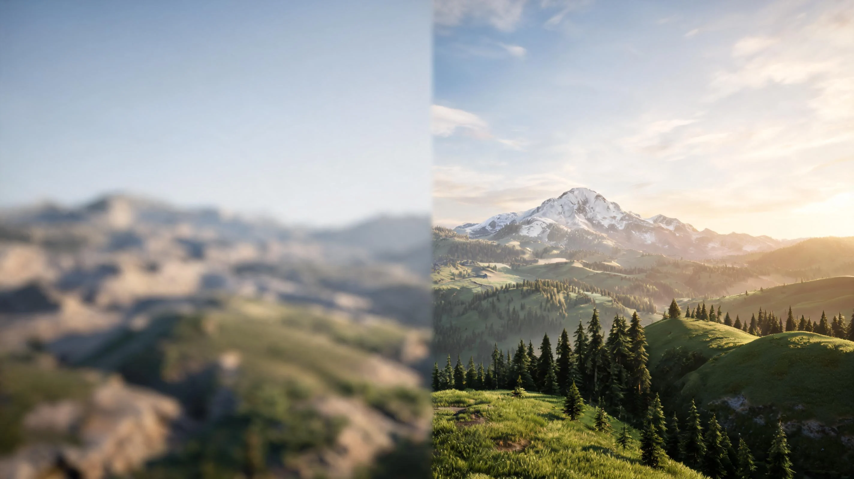 Sharper First-Pass Framing illustration for Free Canyon Terrain Generator