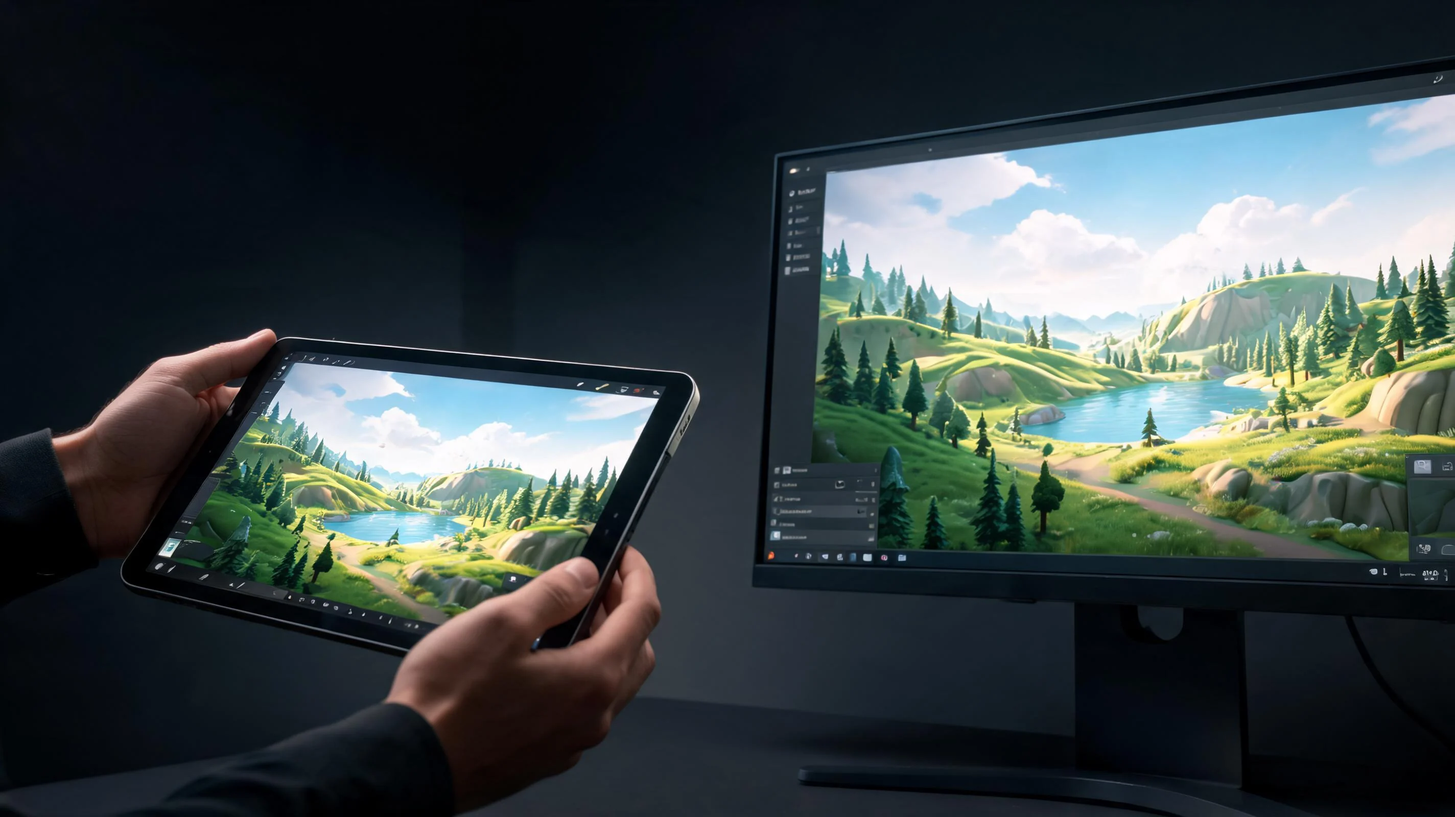 Prepare The Handoff illustration for Free Canyon Terrain Generator
