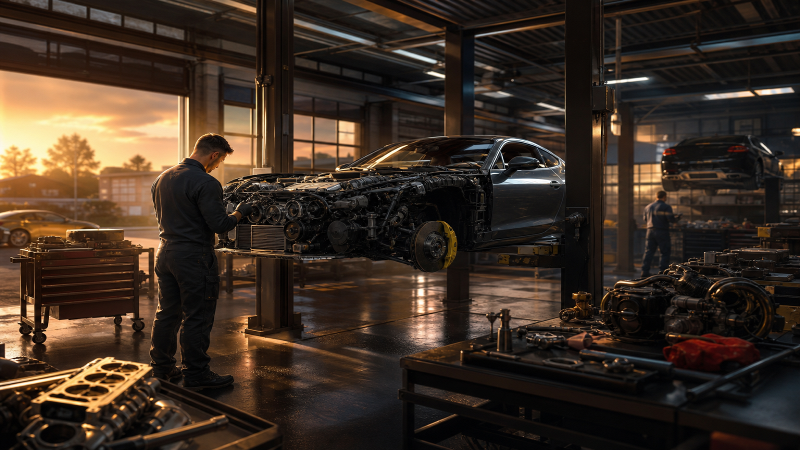 Car Mechanic Simulator 2021 original game remake reference artwork 2