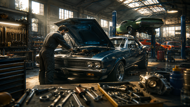 Car Mechanic Simulator original game remake reference artwork 2