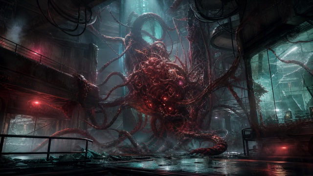 Carrion The Monster Within original game remake reference artwork 3