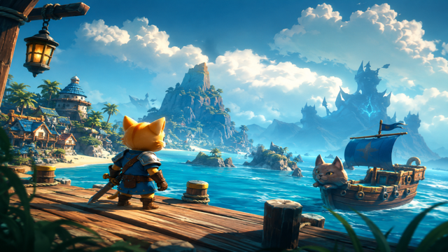 Cat Quest original game remake reference artwork 2
