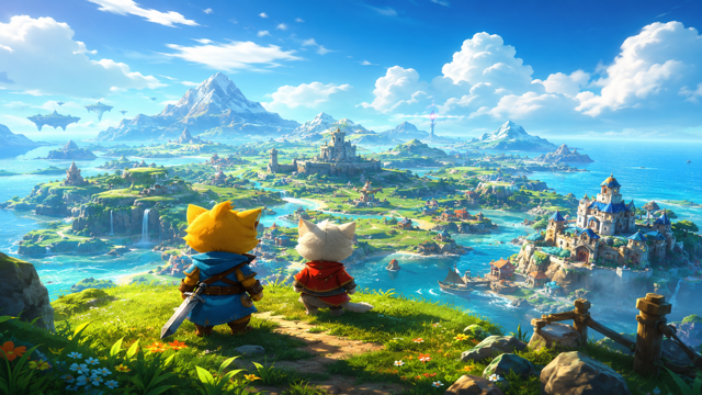 Cat Quest II Overcooked Custom Game Builder preview