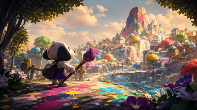 Chicory A Colorful Tale original game remake reference artwork 2