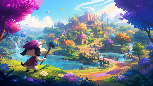 Chicory A Colorful Tale original game remake reference artwork 3