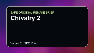 Chivalry 2 original game remake reference artwork 2
