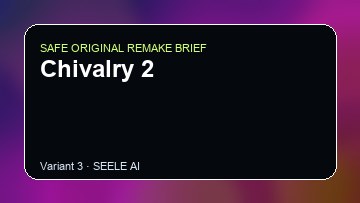 Chivalry 2 original game remake reference artwork 3