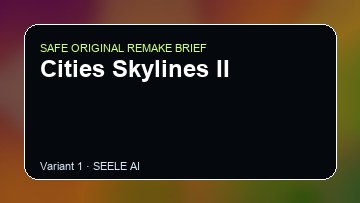 Cities Skylines II Game Customer Remake preview