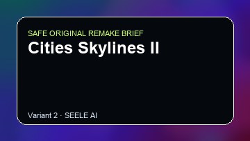 Cities Skylines II original game remake reference artwork 2