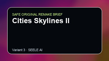 Cities Skylines II original game remake reference artwork 3