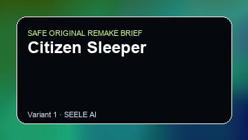 Citizen Sleeper Game Customer Remake preview