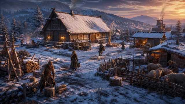 Clanfolk Winter original game remake reference artwork 3