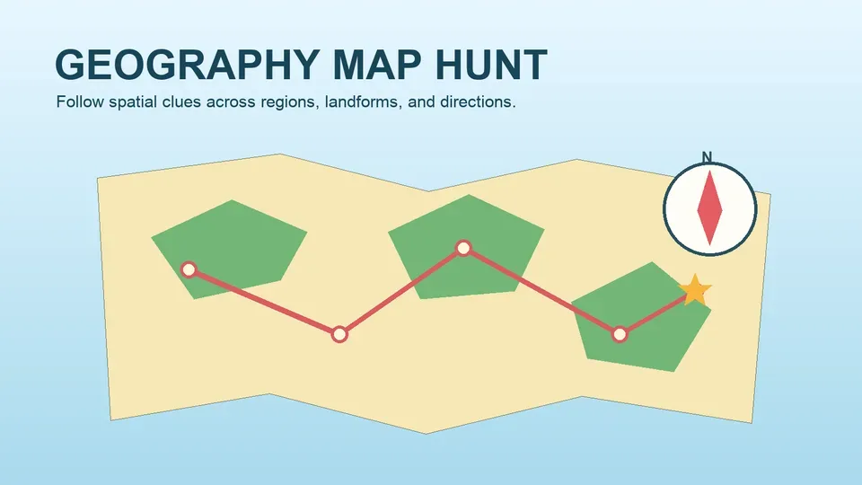 Geography Map Hunt