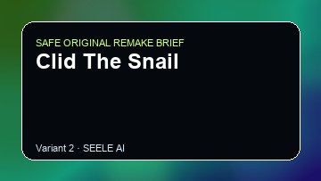 Clid The Snail original game remake reference artwork 2