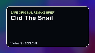 Clid The Snail original game remake reference artwork 3
