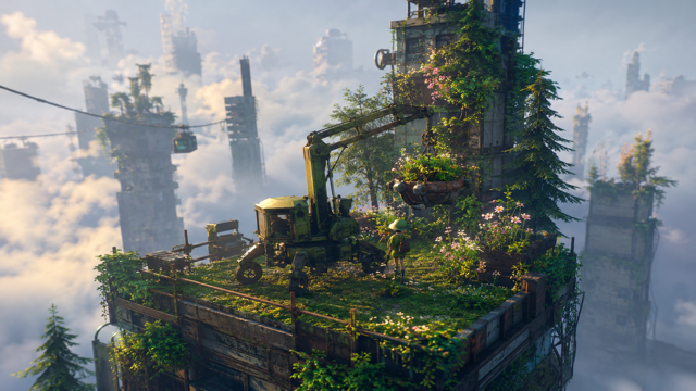 Cloud Gardens original game remake reference artwork 2