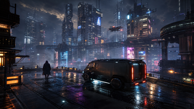 Cloudpunk original game remake reference artwork 3