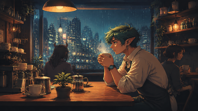 Coffee Talk original game remake reference artwork 2