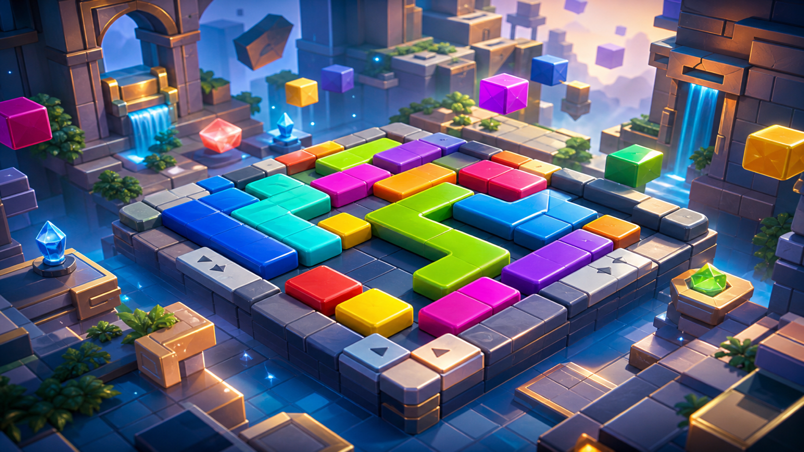 Color Block Jam original game remake reference artwork 3