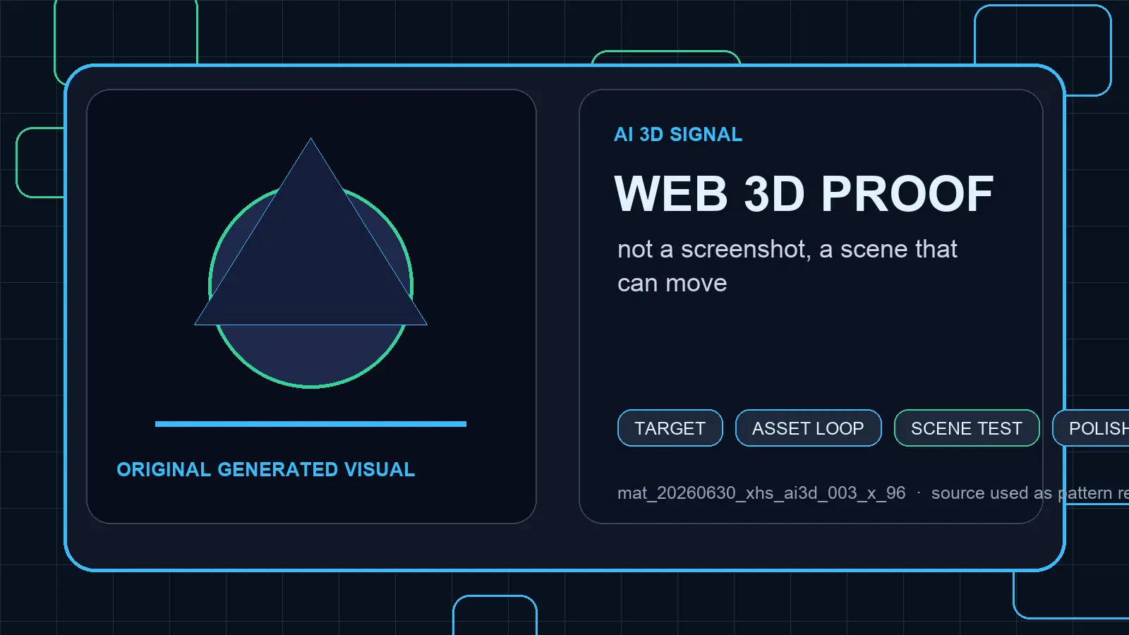 Capture du workflow Rodin pour passer des assets générés au jeu dans le navigateur