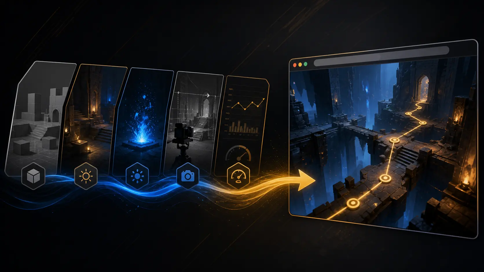 Unreal Engine comparison: anchor the engine-workflow-to-browser-prototype comparison