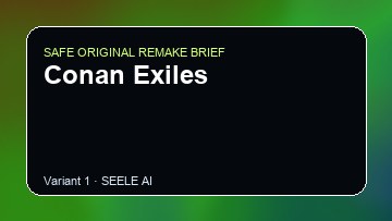 Conan Exiles Game Customer Remake preview