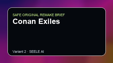 Conan Exiles original game remake reference artwork 2