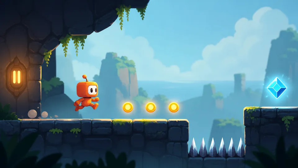 Construct 3 game prototyping visual showing lp feature 02