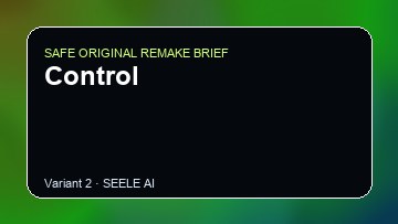 Control original game remake reference artwork 2