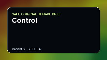 Control original game remake reference artwork 3