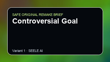 Controversial Goal original game remake reference artwork 1