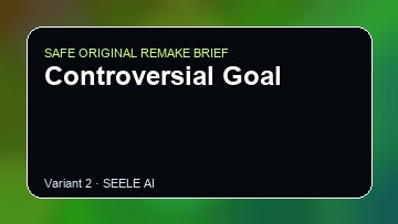 Controversial Goal original game remake reference artwork 2